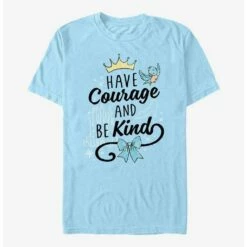Promo 👍 Disney Cinderella Have Courage And Be Kind Doodle T-Shirt 🔥