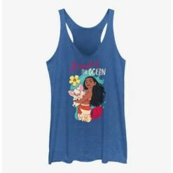 New 👍 Disney Moana Friend Of The Ocean 👧 Girls Tank 🎁