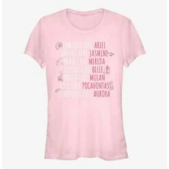 Cheapest 🔥 Disney Princess Character Traits 👧 Girls T-Shirt 😉