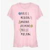 Coupon 🛒 Disney Princess Name Stack 👧 Girls T-Shirt ✔️