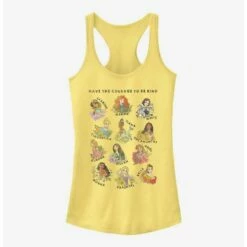 Promo 🧨 Disney Princess Handdrawn Textbook 👧 Girls Tank 🎁