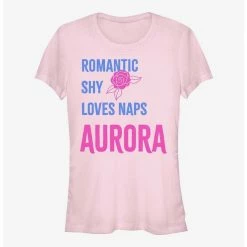 Promo 😉 Disney Sleeping Beauty Aurora List 👧 Girls T-Shirt ✔️