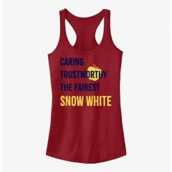 Budget 🤩 Disney Snow White List 👧 Girls Tank ❤️