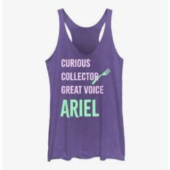 Coupon 😍 Disney The Little Mermaid Ariel List 👧 Girls Tank 👍