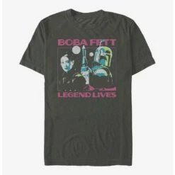 Cheapest 👏 Star Wars The Book Of Boba Fett Legend Lives T-Shirt ⌛