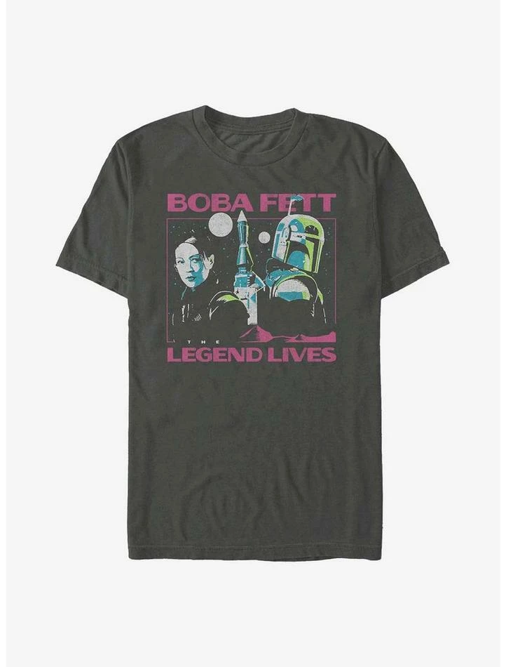 Cheapest 👏 Star Wars The Book Of Boba Fett Legend Lives T-Shirt ⌛