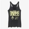 Best deal 🛒 Star Wars The Book Of Boba Fett Boba Fett Armor Logo 👧 Girls Tank Top ✔️