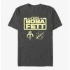 Cheap 🤩 Star Wars The Book Of Boba Fett Boba Fett Armor Logo T-Shirt 🎁