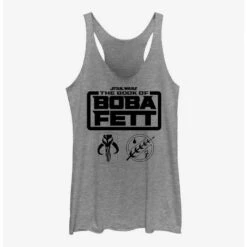 Flash Sale 🎉 Star Wars The Book Of Boba Fett Boba Fett Armor Logo 👧 Girls Tank Top ✨