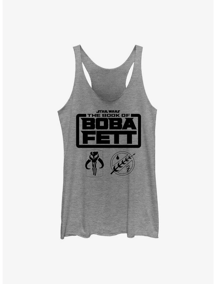 Flash Sale 🎉 Star Wars The Book Of Boba Fett Boba Fett Armor Logo 👧 Girls Tank Top ✨