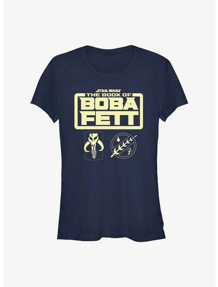 Coupon ๐งจ Star Wars The Book Of Boba Fett Boba Fett Armor Logo ๐ง Girls T-Shirt ๐