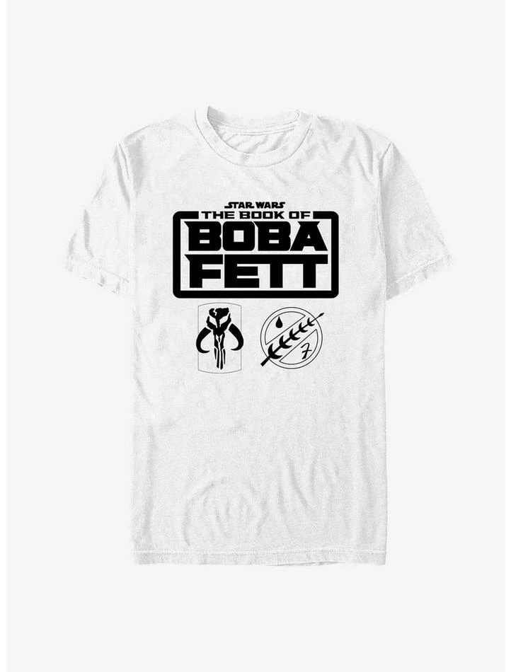 Outlet โจ Star Wars The Book Of Boba Fett Boba Fett Armor Logo T-Shirt ๐