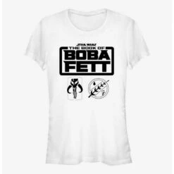 Brand new 🥰 Star Wars The Book Of Boba Fett Boba Fett Armor Logo 👧 Girls T-Shirt 🎁