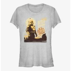 Deals 🎉 Star Wars The Book Of Boba Fett Boba Fett Lives 👧 Girls T-Shirt ⌛