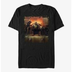 Top 10 🌟 Star Wars The Book Of Boba Fett Boba Painterly Throne T-Shirt 🎉