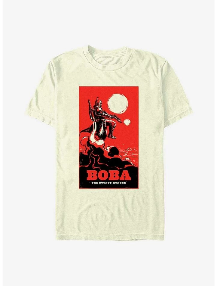 Outlet 🌟 Star Wars The Book Of Boba Fett Bounty Hunter Poster T-Shirt ✨
