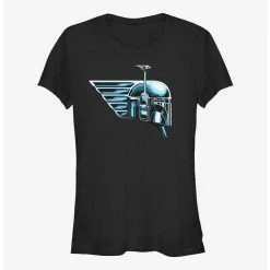 Brand new 🔔 Star Wars The Book Of Boba Fett Chrome Boba Helmet 👧 Girls T-Shirt 💯