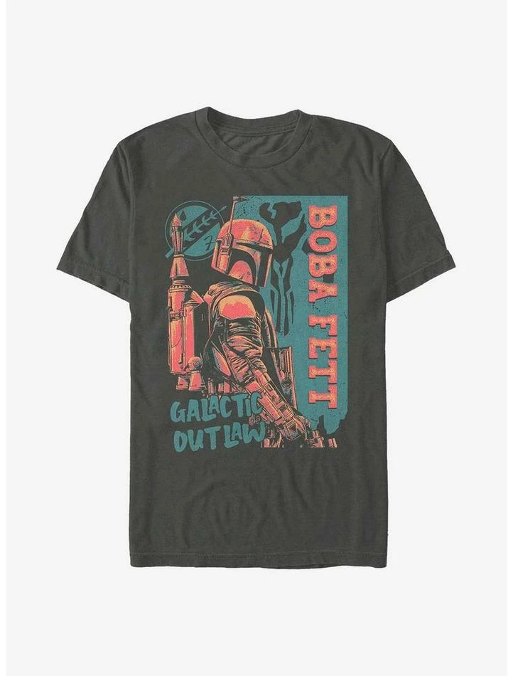 Cheapest 👏 Star Wars The Book Of Boba Fett Dark Boba T-Shirt ✨