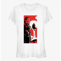 Coupon ⌛ Star Wars The Book Of Boba Fett Fennec Boba Poster 👧 Girls T-Shirt 😀