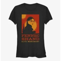New 🧨 Star Wars The Book Of Boba Fett Fennec Shand Poster 👧 Girls T-Shirt 🔥