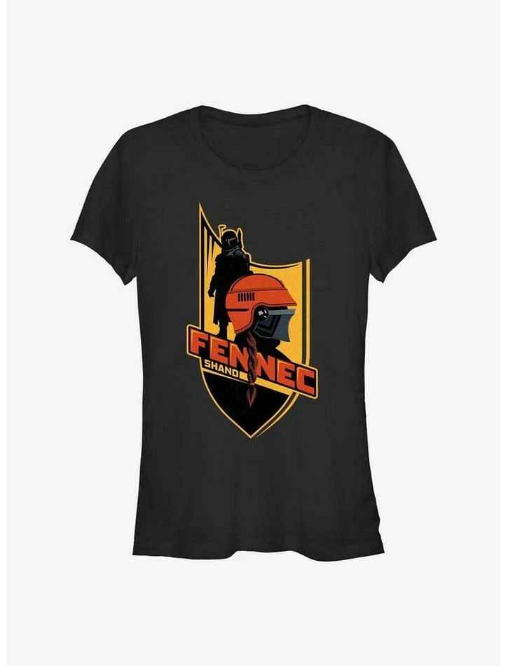 Best Pirce ๐ Star Wars The Book Of Boba Fett Fennec Shield ๐ง Girls T-Shirt ๐