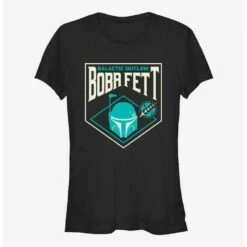 Coupon 🎁 Star Wars The Book Of Boba Fett Galactic Outlaw Badge 👧 Girls T-Shirt ✨