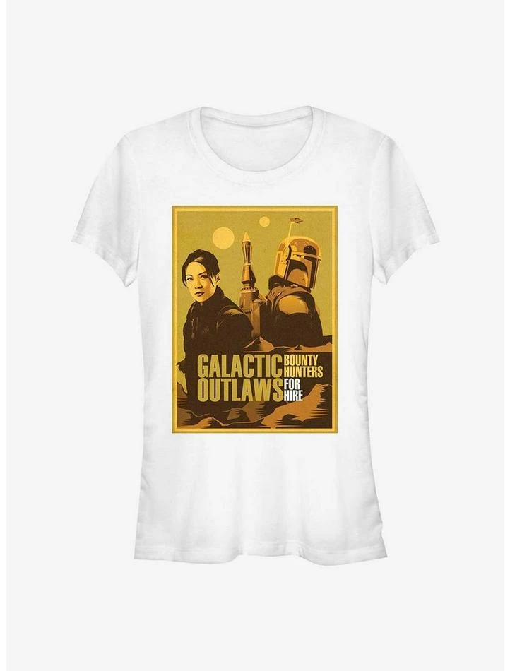 Best deal ๐ฅฐ Star Wars The Book Of Boba Fett Galactic Outlaws ๐ง Girls T-Shirt ๐