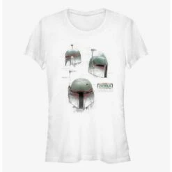 Cheapest ⭐ Star Wars The Book Of Boba Fett Helmet Schematics 👧 Girls T-Shirt 🔥