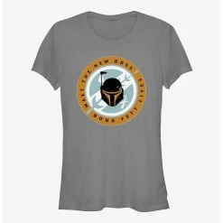 Best Sale ✔️ Star Wars The Book Of Boba Fett New Boss Badge 👧 Girls T-Shirt ⭐