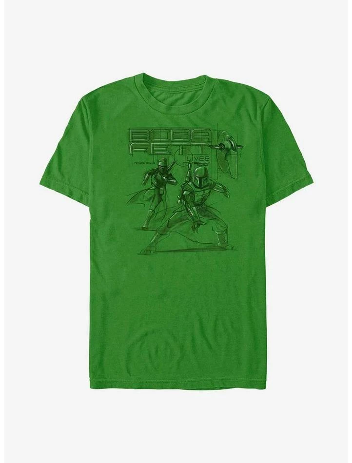 Discount 💯 Star Wars The Book Of Boba Fett New Outlaw Overlords T-Shirt 👏