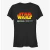 Outlet 👏 Star Wars The Book Of Boba Fett Star Wars Fett Logo 👧 Girls T-Shirt 🔔