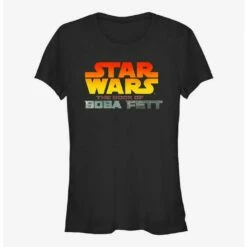Outlet 👏 Star Wars The Book Of Boba Fett Star Wars Fett Logo 👧 Girls T-Shirt 🔔
