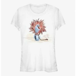 Deals 🎁 Disney Olaf Presents Olaf Lion 👧 Girls T-Shirt 🥰