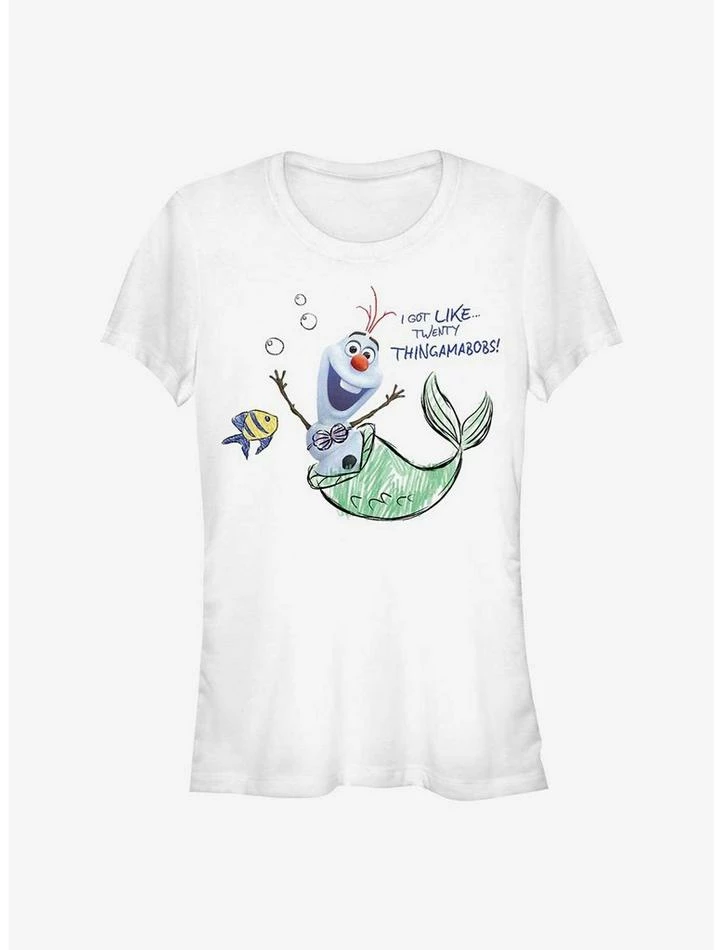 Cheap ๐ Disney Olaf Presents Olaf Mermaid ๐ง Girls T-Shirt ๐คฉ
