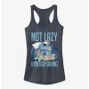 Best Pirce 🔔 Disney Lilo & Stitch Not Lazy Energy Saving 👧 Girls Tank ❤️