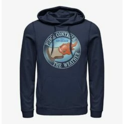 Cheapest 🎉 Disney Lilo & Stitch Pudge Controls The Weather Hoodie 😀