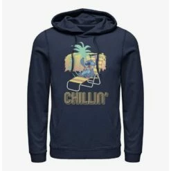Discount 😀 Disney Lilo & Stitch Stitch Chillin Hoodie ✨