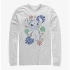 Outlet 🎁 Disney Lilo & Stitch Tropical Stitch Long-Sleeve T-Shirt 🛒