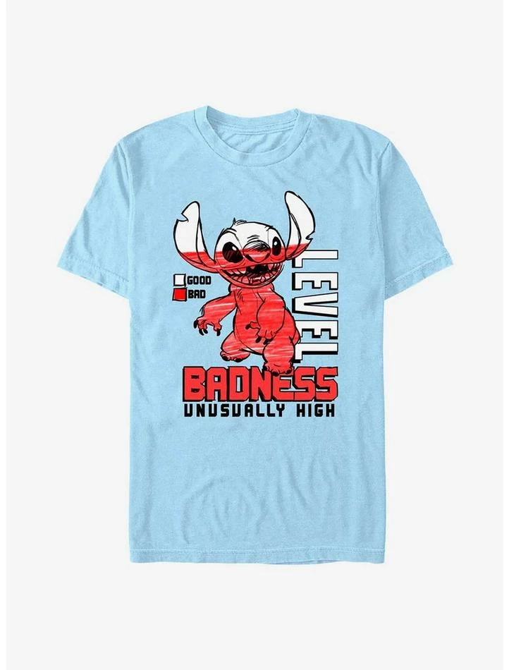 Best Sale ๐งจ Disney Lilo & Stitch Badness Level T-Shirt ๐ฅฐ - Image 3