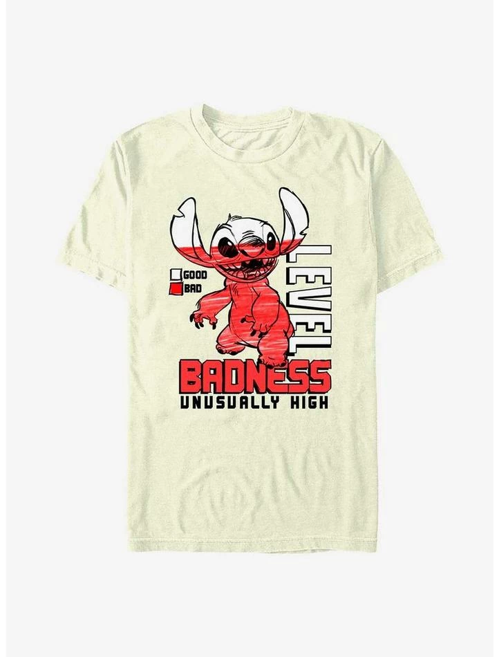Best Sale ๐งจ Disney Lilo & Stitch Badness Level T-Shirt ๐ฅฐ - Image 4
