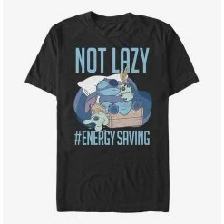 Best Pirce โ๏ธ Disney Lilo & Stitch Not Lazy Energy Saving T-Shirt โค๏ธ