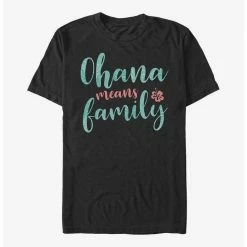 Outlet 🧨 Disney Lilo & Stitch Ohana Script T-Shirt ⌛