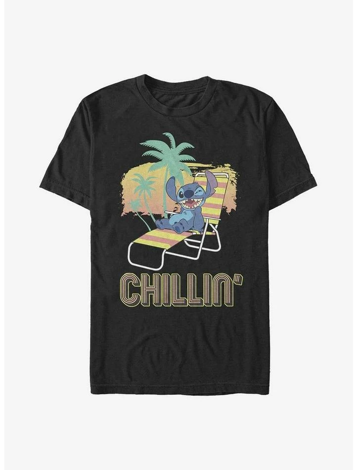 Cheap ๐ Disney Lilo & Stitch Stitch Chillin T-Shirt ๐งจ - Image 3