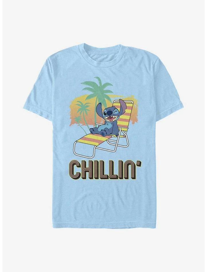 Cheap ๐ Disney Lilo & Stitch Stitch Chillin T-Shirt ๐งจ - Image 4