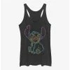 Best Sale 🤩 Disney Lilo & Stitch Neon Stitch 👧 Girls Tank ❤️