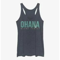 Promo 💯 Disney Lilo & Stitch Ohana Bold 👧 Girls Tank 🧨
