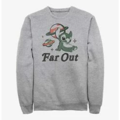 Top 10 🔥 Disney Lilo & Stitch Far Out Stitch Crew Sweatshirt 🎁
