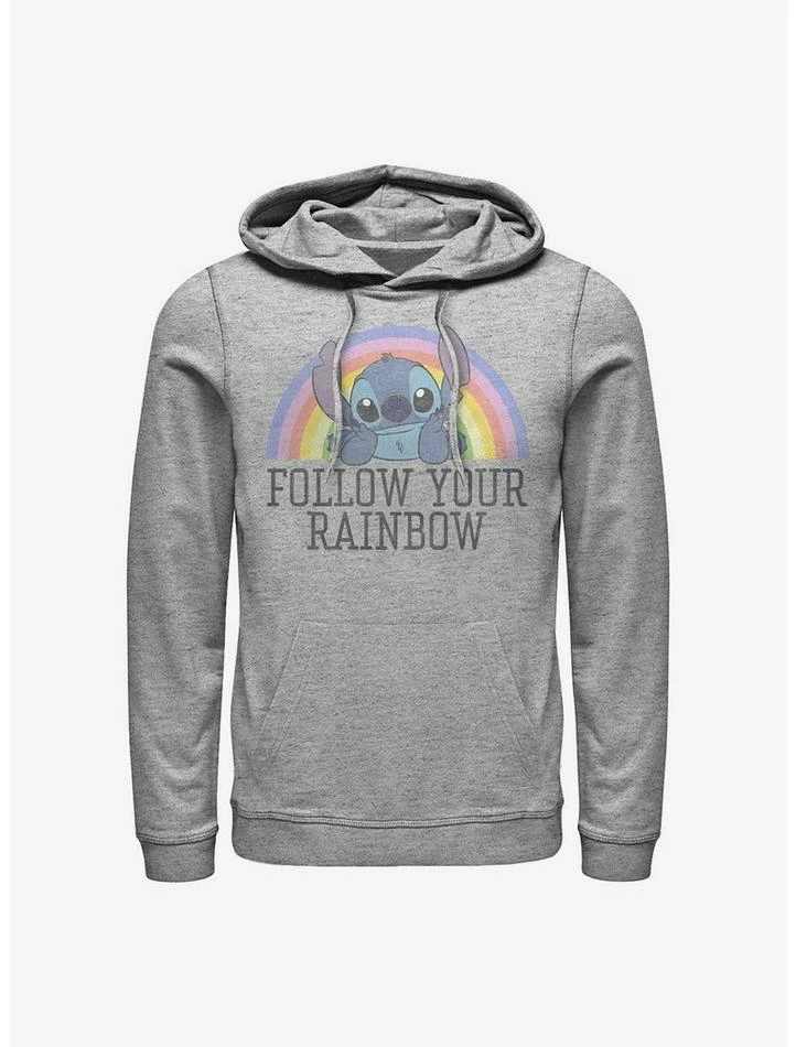 Top 10 😀 Disney Lilo & Stitch Follow Your Rainbow Hoodie 🔥