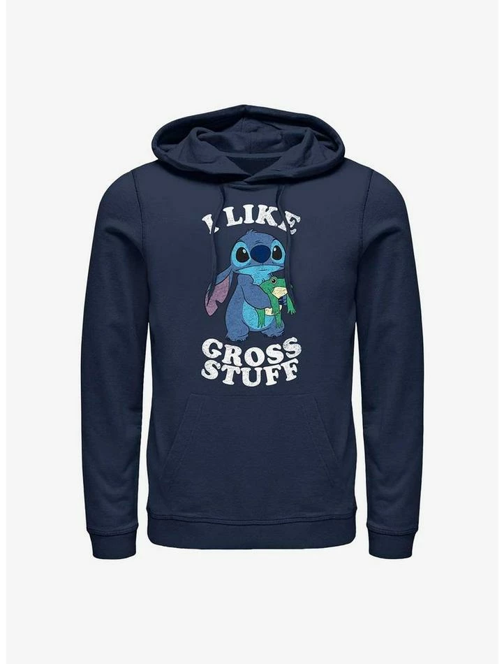 Discount ๐ฅฐ Disney Lilo & Stitch I Like Gross Stuff Stitch Hoodie ๐