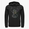 Cheapest 🛒 Disney Lilo & Stitch Neon Stitch Hoodie 🔔